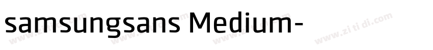 samsungsans Medium字体转换 samsungsans Medium字体转换